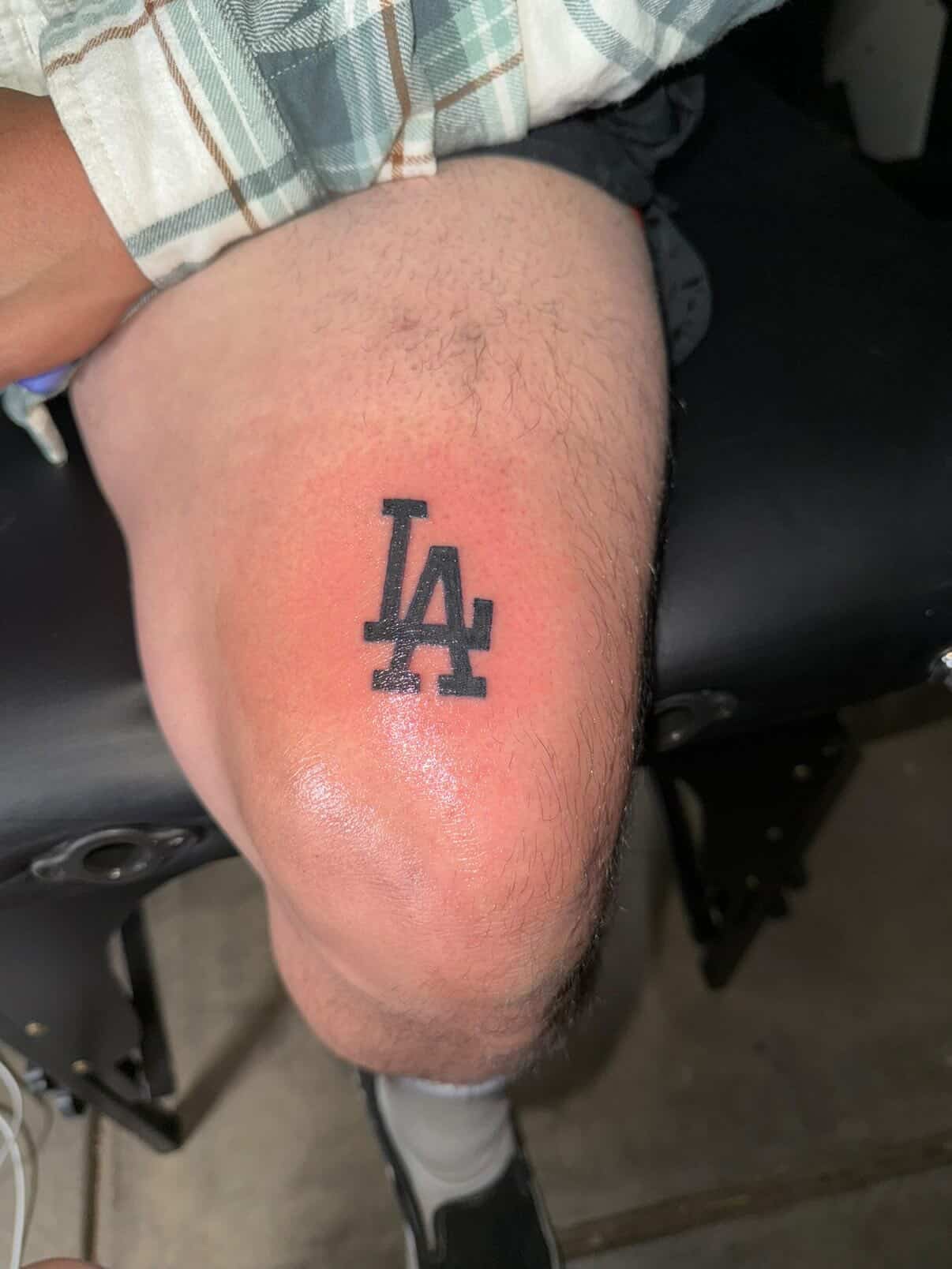 LA Logo Tattoo